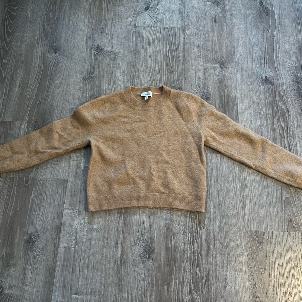 & Other Stories Tan Crew Neck Sweater
